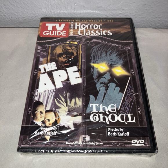 Dvd Sealed New Horror Classics Double Feature The Ape 1940 / The Ghoul 1934 - Picture 1 of 3